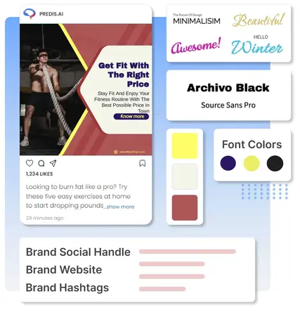 on brand posters